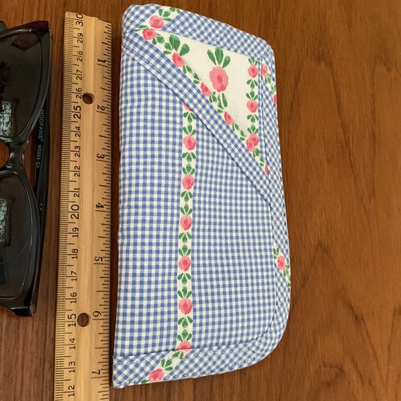 NWOT Handmade VTG Fabric Eyeglass Case - Picture 10 of 11